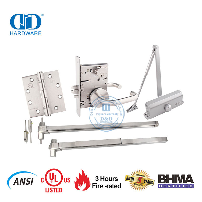 UL Emergency Commercial Door Hardware Panikstangenschloss