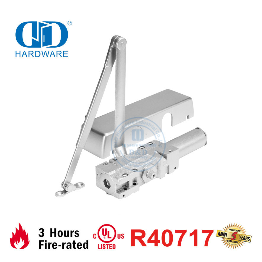 Sicherheit UL 10C Obenliegender automatischer hydraulischer Industrietürschließer
